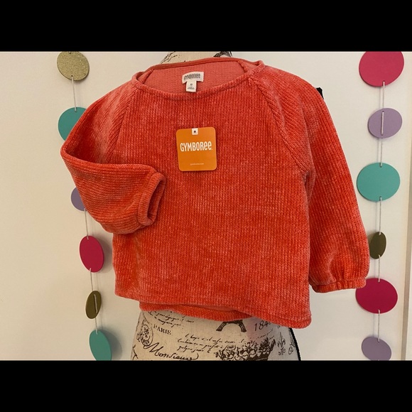 Gymboree salmon colored sweater size XS/4 NWT - Picture 3 of 9